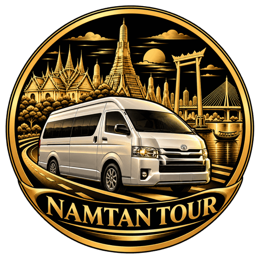 โลโก้ น้ำตาลทัวร์ NAMTAN TOUR — PRIVATE TRANSFERS IN THAILAND